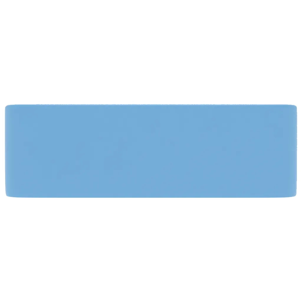 Lavandino Luxury Azzurro Opaco 41x30x12 cm in Ceramica
