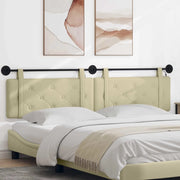 Testiera sospesa Con luce LED Crema Similpelle 3424260
