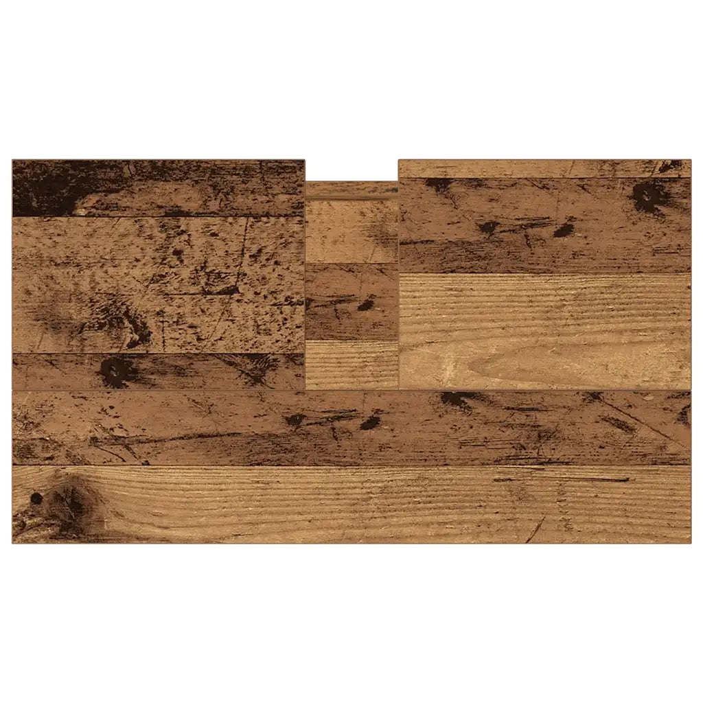 Mobile da Bagno Legno Vecchio 58x33x60 cm in Truciolato