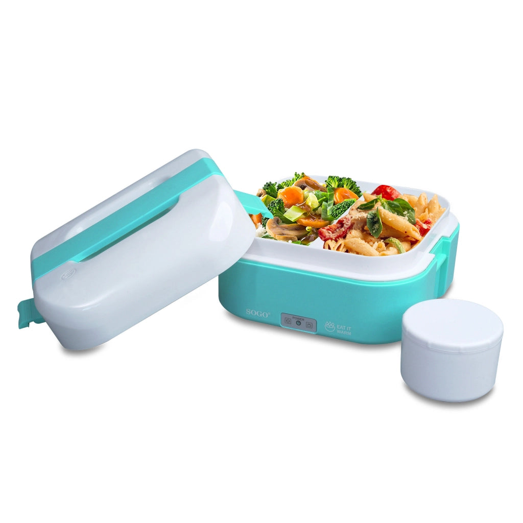 Scaldavivande elettrico termico 1,6L con contenitore yogurt 0,2L, riscaldamento PTC 50W, adattatore auto 12V - SOGO