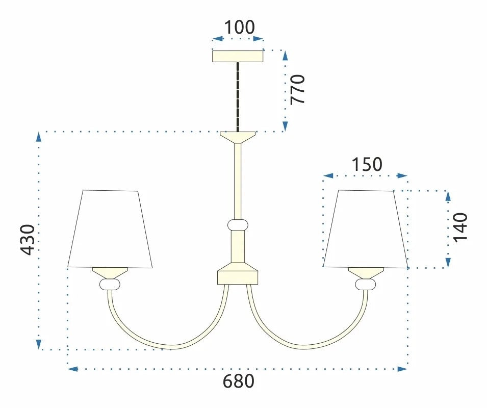 Lampada Cristal APP1014-5CP