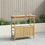 Tavolo da bar da esterno Naturale 110 x 50 x 105 cm Bambù 42028063