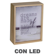 Lampada led scritte cm20x8h26