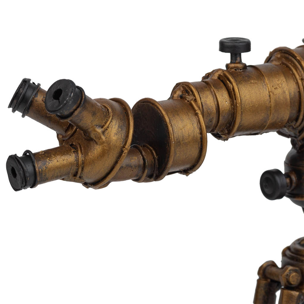 Telescopio in metallo marrone 20x11,5x23,5h