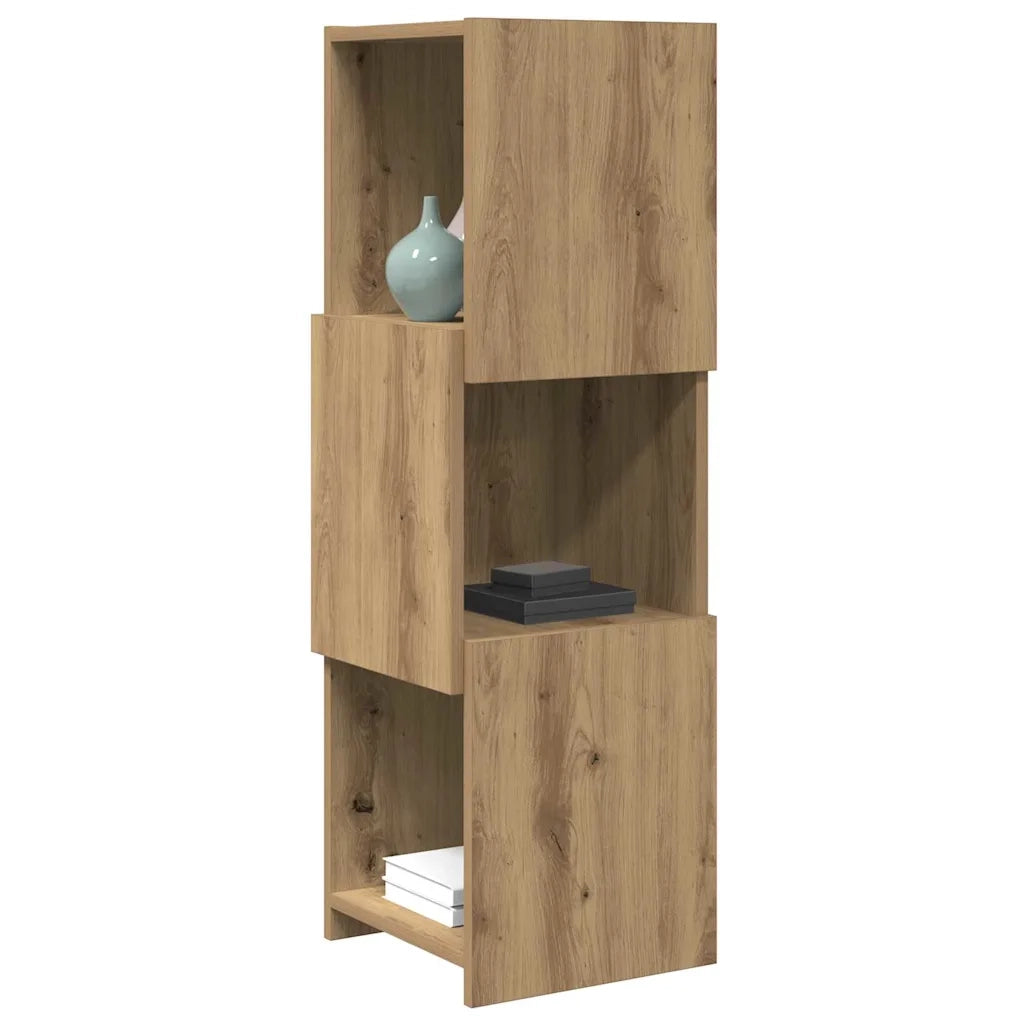 Mobile angolare 30,5x30x95cm Legno multistrato 889836