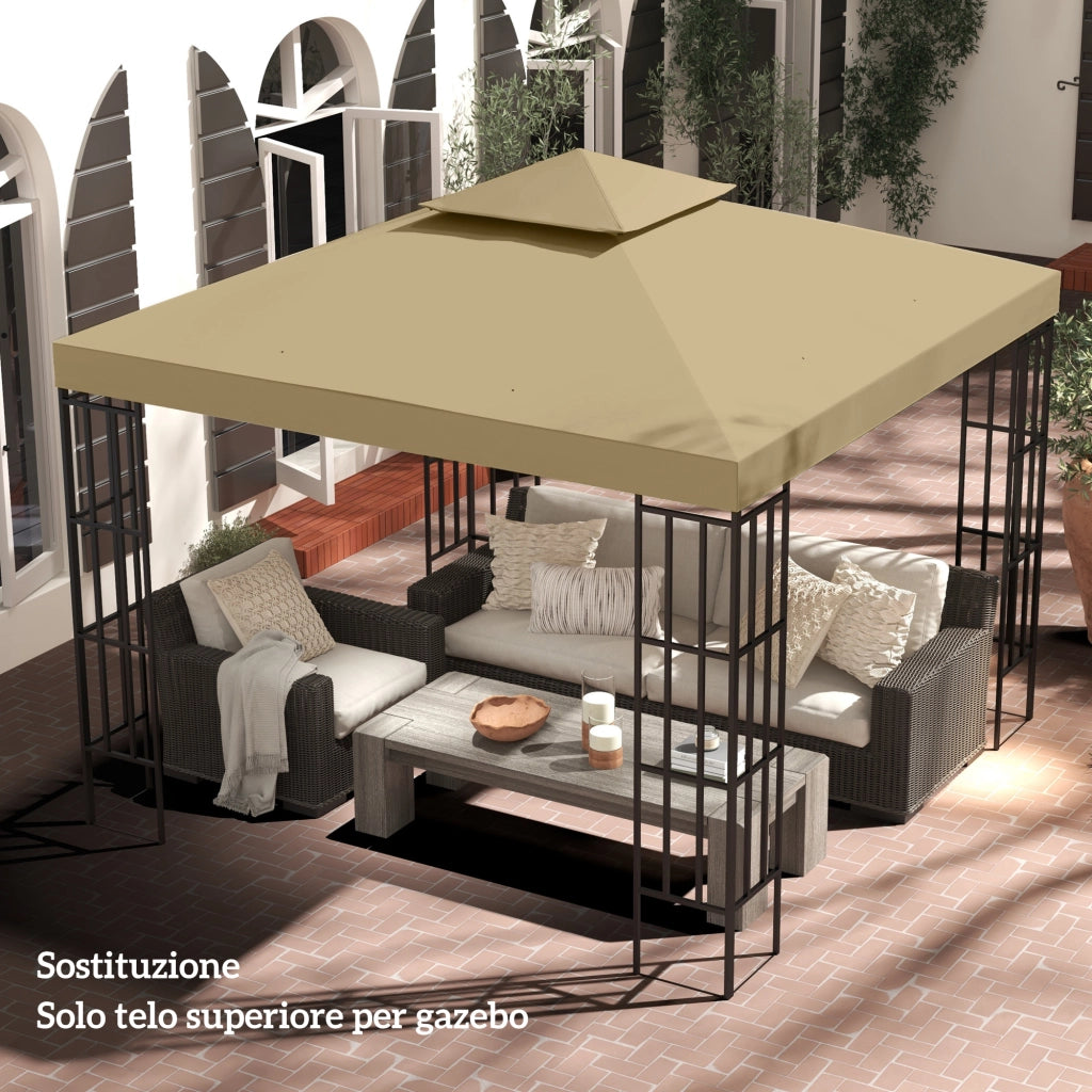Tenda Gazebo ¨C zephmum ¨C 3x3m beige