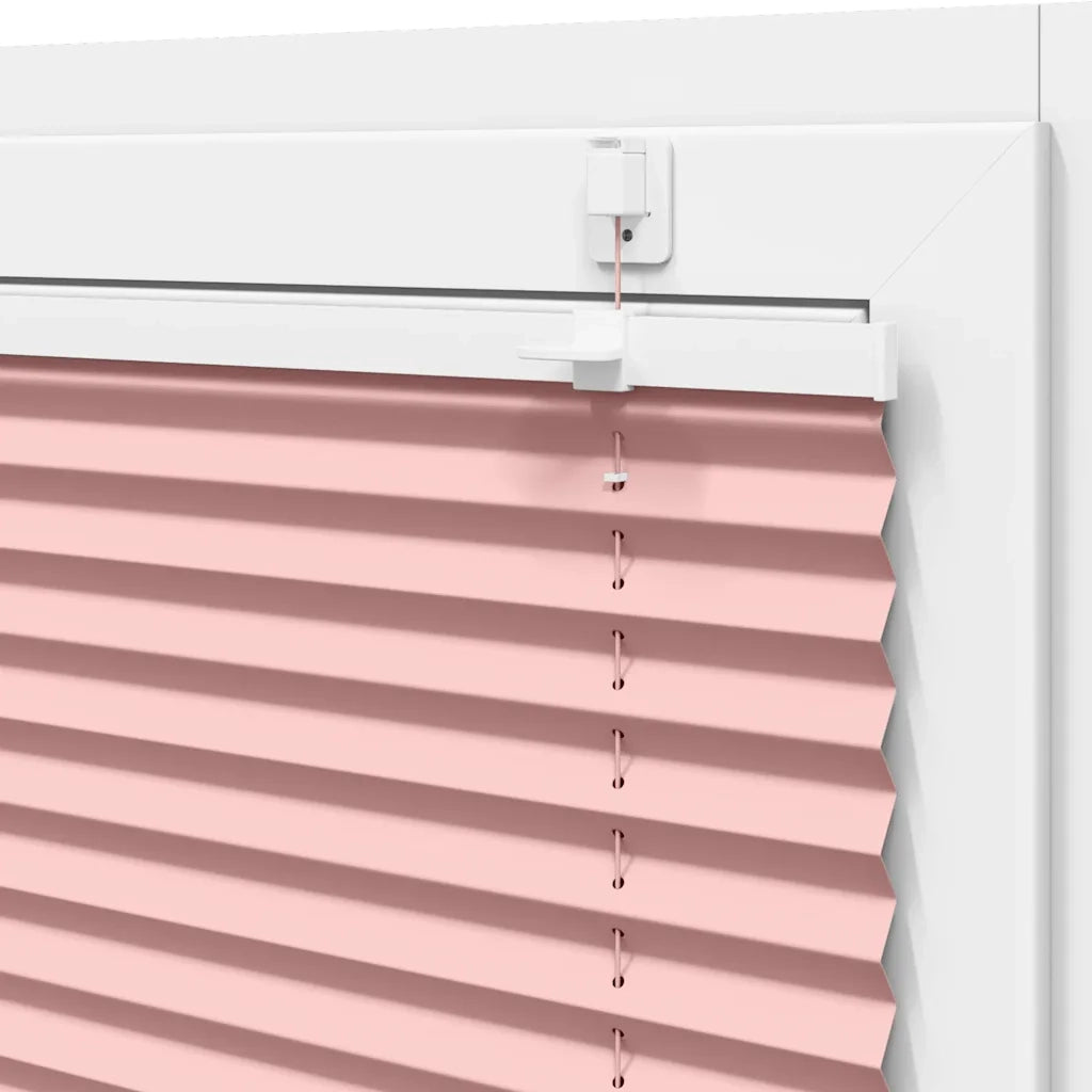 Tenda Plissettata Rosa 110x100 cm Larghezza Tessuto 109,4 cm 4015434