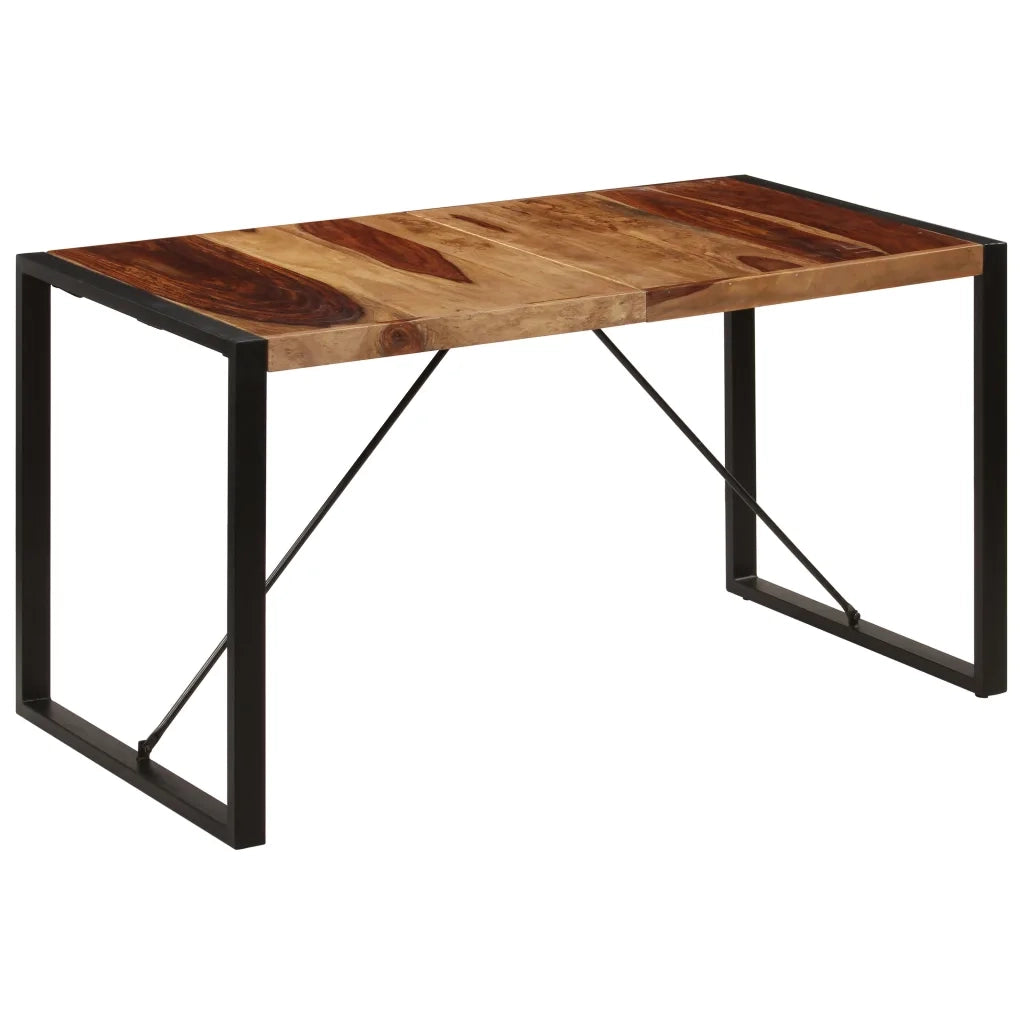 Tavolo da Pranzo 140x70x75 cm in Legno Massello di Acacia 247422