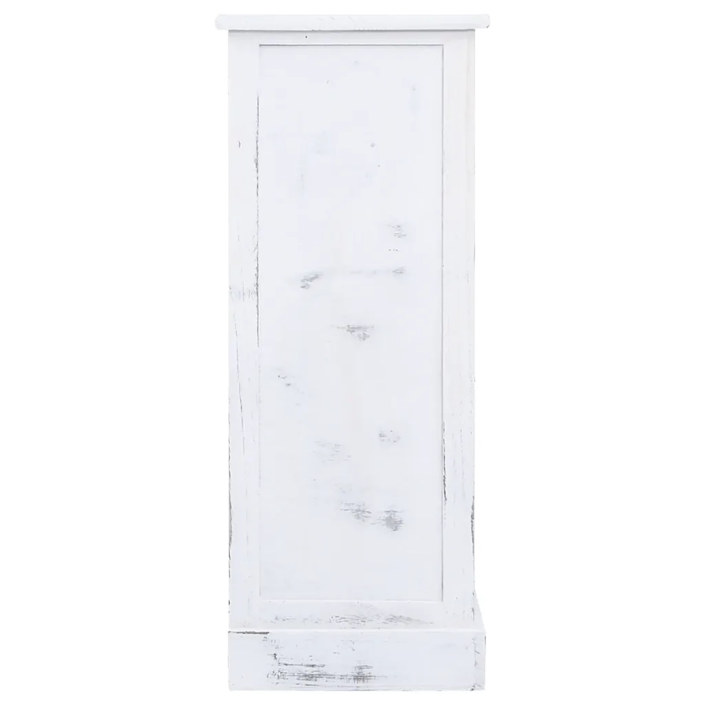 Cassettiera Bianca 60x30x75 cm in Legno cod mxl 24640