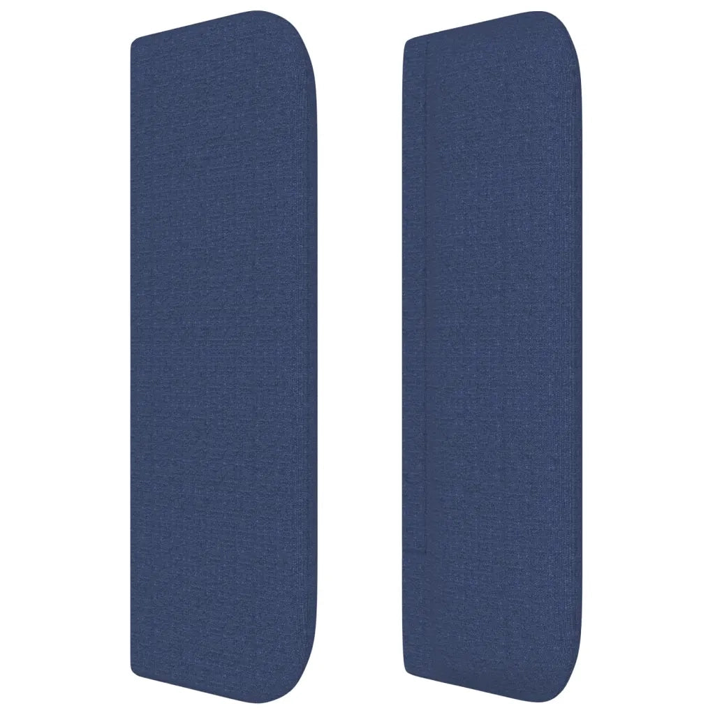 Testiera ad Orecchio Blu 147x16x78/88cm in Tessuto 3119206