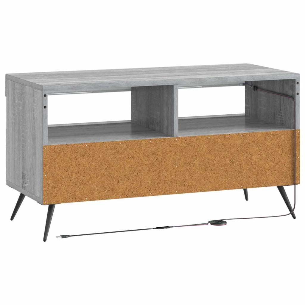 Mobile TV LED Sonoma grigio Legno ingegnerizzato 897661