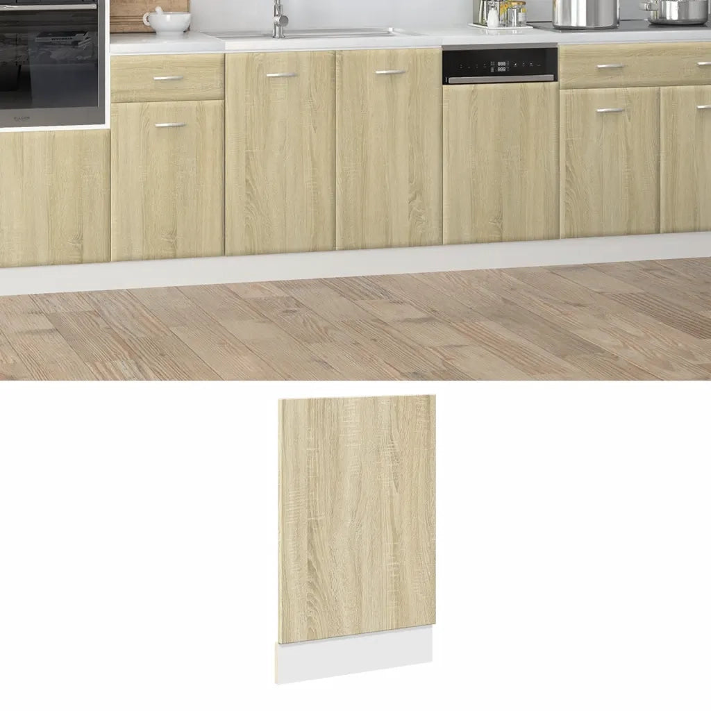 vidaXL Pannello Lavastoviglie “Lyon” Rovere Sonoma 45x3x67 cm