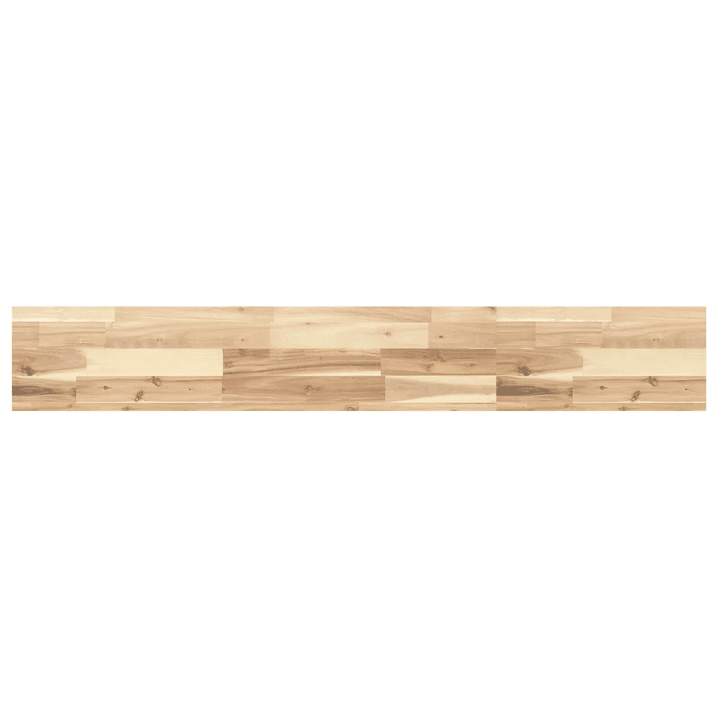 vidaXL Mensole da Parete 2 pz 140x20x4 cm Legno Acacia Non Trattato