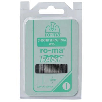 SPILLO W SENZA TESTA SELF RO-MA - W15 CF=PZ 2.000 H.MM 15 S.MM 1X1,25- 1 confezioni