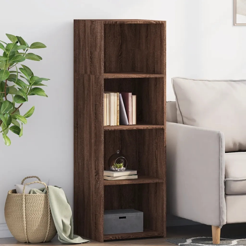 Credenza-Buffet-Armadio da cucina Rovere Marrone 40x41x124cm in Legno Multistrato