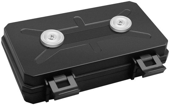 Cassaforte Acqua-Resistente - Cassaforte Magnetica - Porta Chiavi per Auto - Cassaforte con Doppio Ripiano - Protezione contro gli Urta