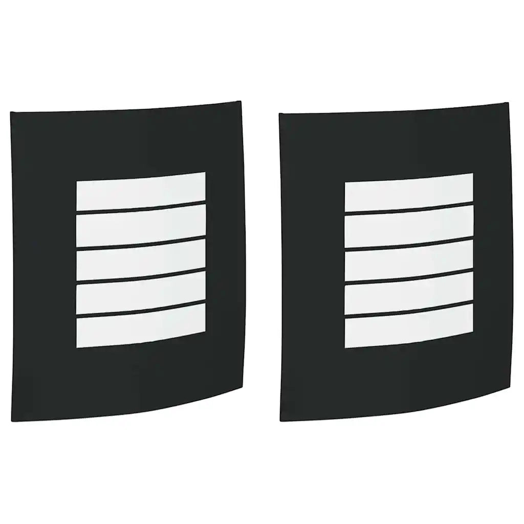Lampada da Parete Esterna 2 pz Nero 23.5 x 9 x 26 cm CFW9699291