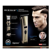 Trade Shop - Tagliabarba Rasoio Fino A 0,2mm Trimmer Professionale Maxtech Uomo New Version Ta-ba005 -