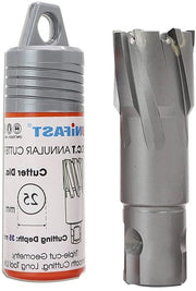 Taglierino annulare per acciaio inox e metallo per uso professionale, diametro 22 mm, velocità alta, per lavorazione di acciaio inox, metallo, legno, piastre di ferro e alluminio, messings.
