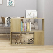Mobile Porta TV Rovere Sonoma 80x24x63 cm in Truciolato cod mxl 13608