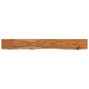 Piano Tavolo | Mensola Muro 140x20x2,5cm Rettangolare Legno Acacia Bordi Vivi