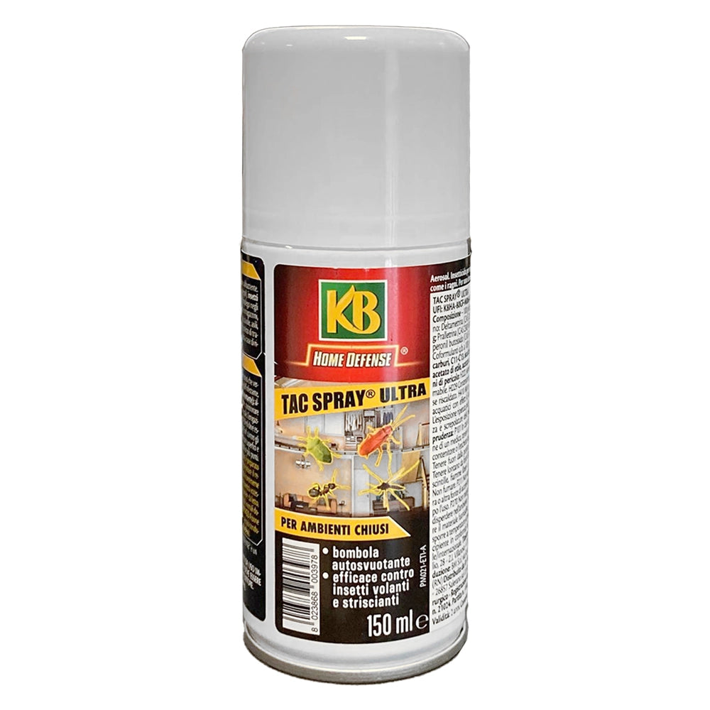 INSETTICIDA LIQUIDO AUTOSVUOTANTE 'TAC SPRAY ULTRA' 150 ml.  - KB