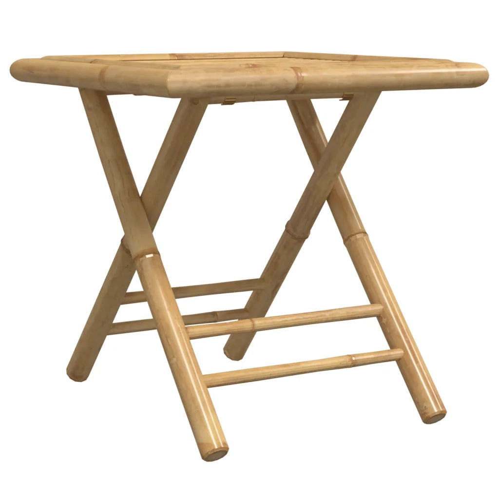 Tavolo da Giardino Pieghevole 45x45x45 cm Bambù 365877