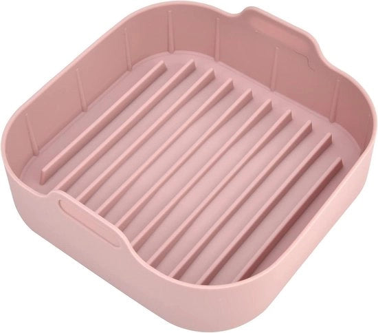 Piatto quadrato in silicone - Accessori per forno a irradiazione ad aria con magnetron 10in - Piatto per risotto in silicone riciclabile - Sostituzione per carta per piatti in pergamena