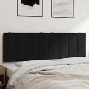 Cuscino Testiera-Cuscino per Testiera Hanko Nero 160 cm in Velluto