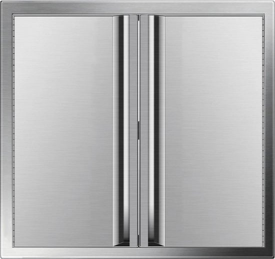 Porta di accesso per barbecue esterno 24 x 24 pollici porta BBQ in acciaio inox 304 per barbecue esterni 

Specifiche tecniche: 
- Dimensioni: 24 x 24 pollici
- Materiale: Acciaio inox 304
- Finitura: Borstelloso