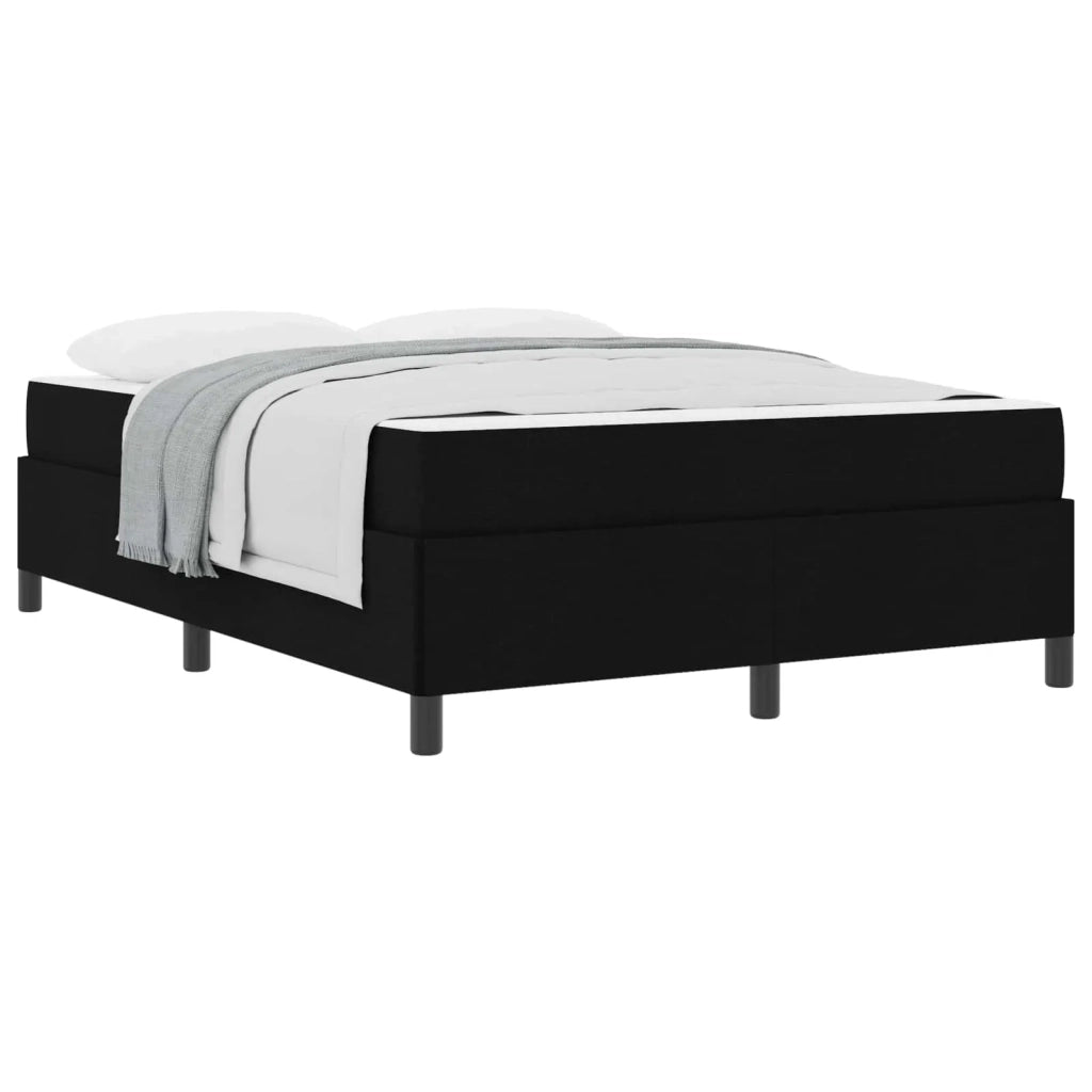Letto a molle Nero 160 x 200 cm Tessuto 3398873