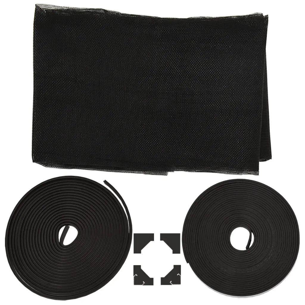 Zanzariera Magnetica per Finestre Antracite 80x120 cm 153850