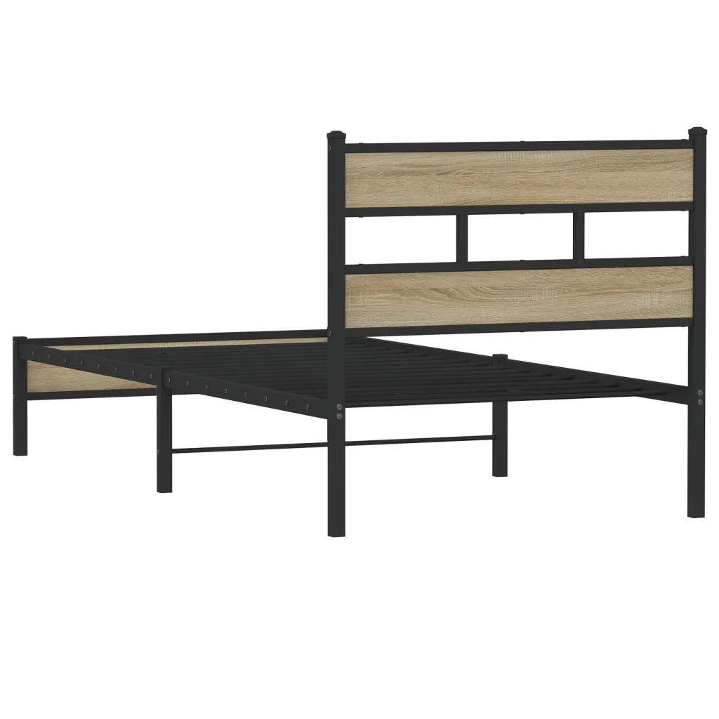 Giroletto senza Materasso Rovere Sonoma 75x190 cm in Truciolato