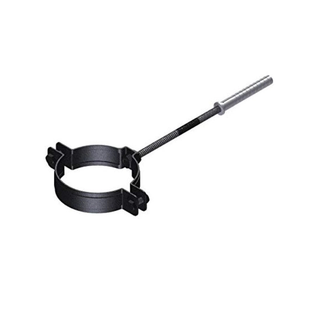COLLARE NERO PER TUBO A PELLET - Ø80  - COV