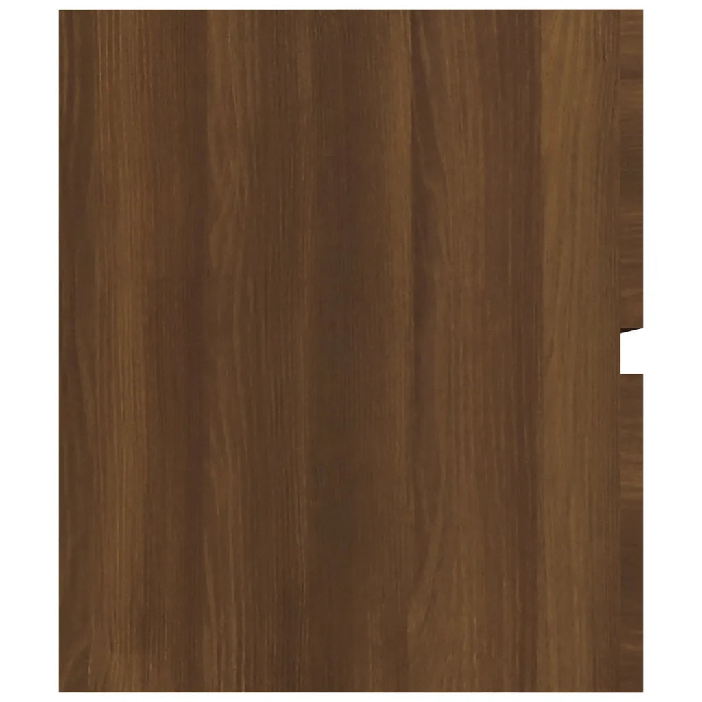 Mobile Lavabo Rovere Marrone 90x38,5x45 cm in Legno Multistrato 815656