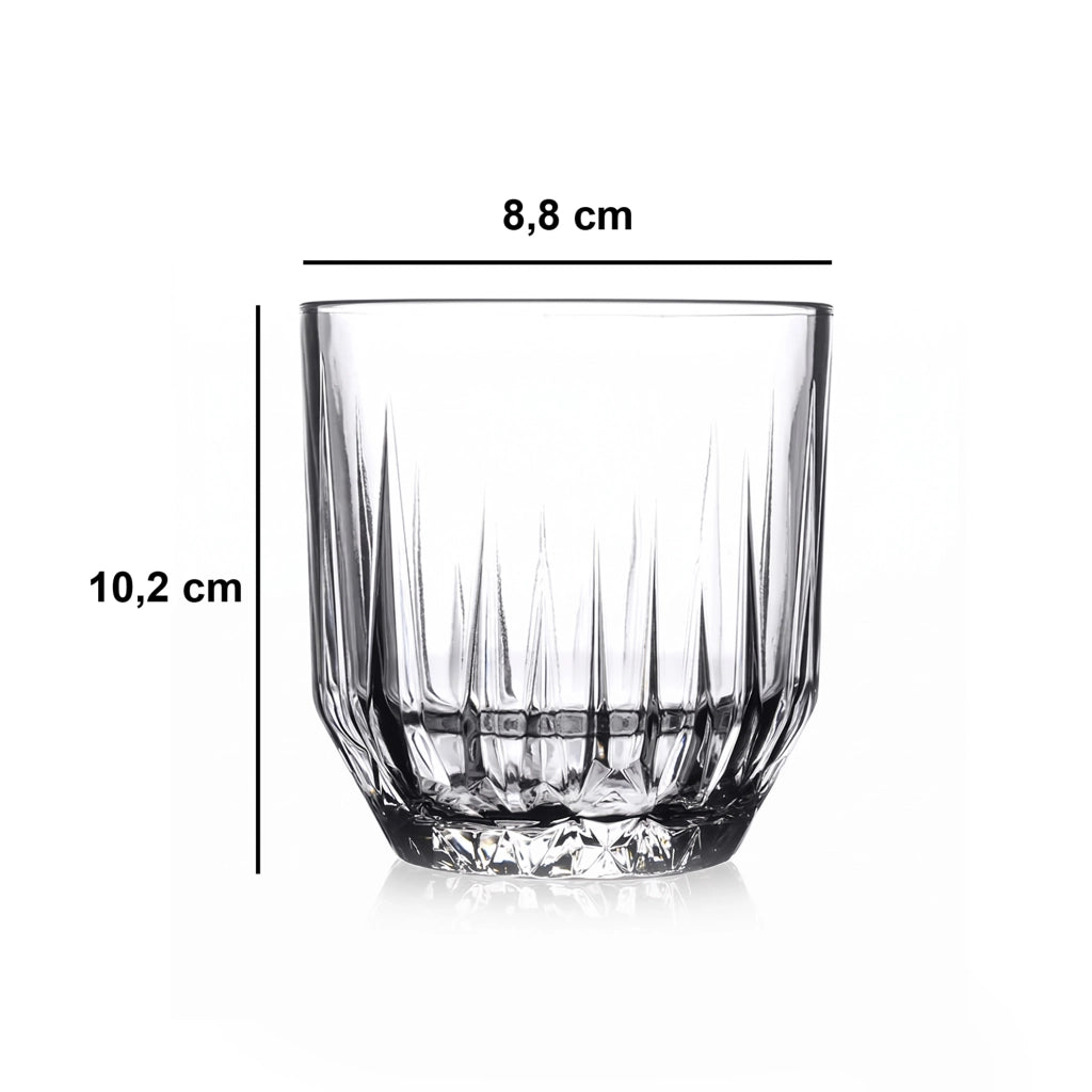 Pati, Bicchieri set da 3 300 ml, Trasparente