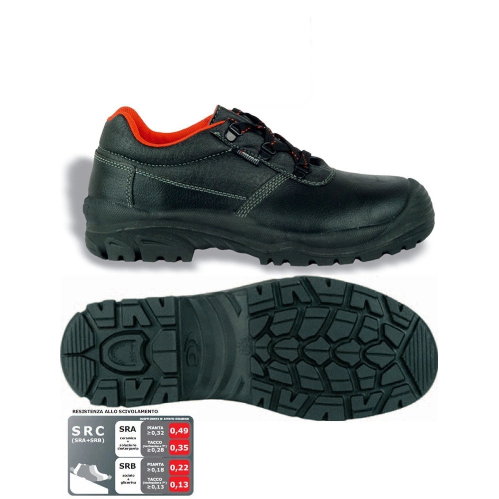 Trade Shop - Scarpa Da Lavoro Bassa Pelle Tallinn Cofra Antinfortunistica Con Protezioni -    45