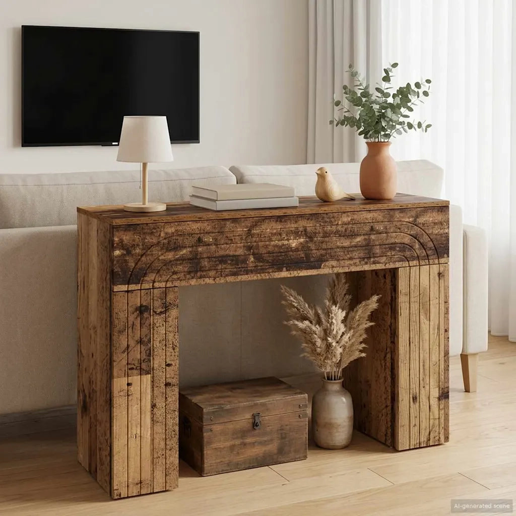 Tavolino da salotto Legno antico 102 x 35 x 75 cm