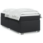 Giroletto a Molle con Materasso Nero 100x200 cm in Similpelle 3285197