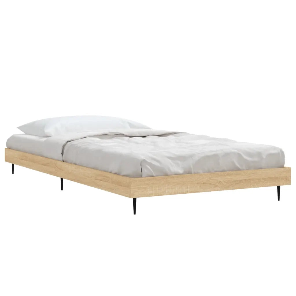 Giroletto senza Materasso Rovere Sonoma 90x190 cm in Truciolato 832304