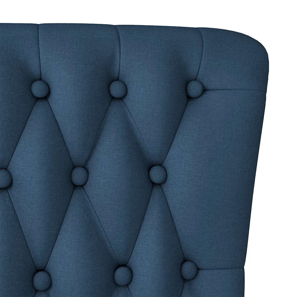 Poltrona Slipper Blu 56,5 x 70 x 110 cm Tessuto 42020685