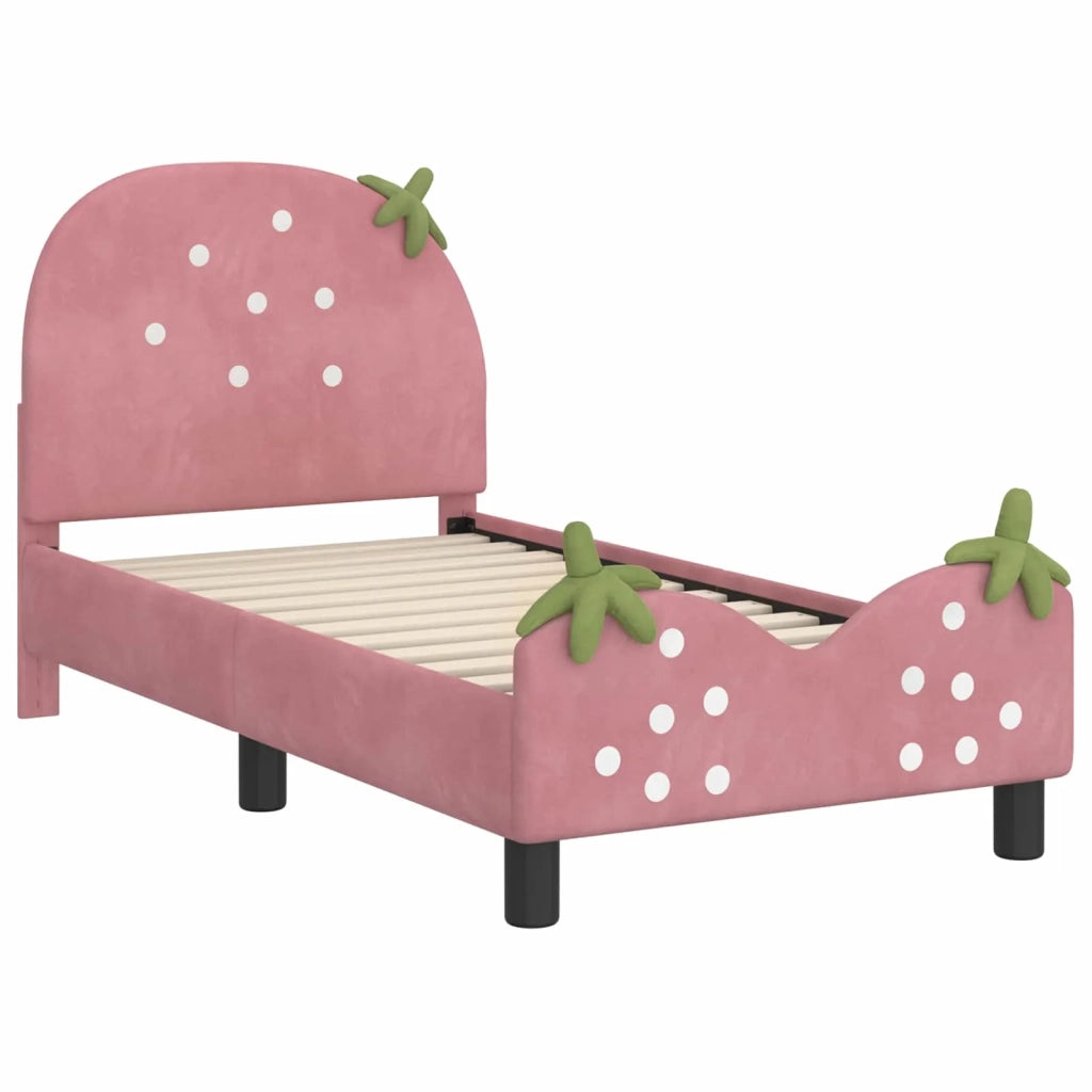 Struttura letto per bambini con testata-Giroletto per bambini Rosa 70 x 140 cm 148761