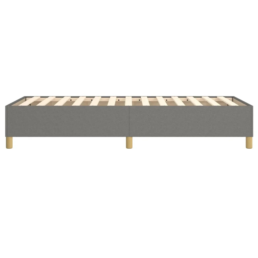 Struttura Letto a Rete a Molle Grigio Scuro 100x200 cm Tessuto 3120938
