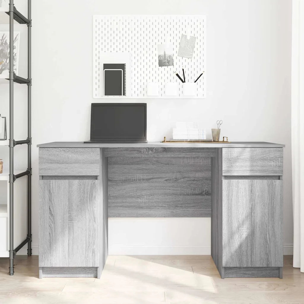 Scrivania Grigio sonoma 140 x 49 x 76 cm Legno multistrato 3328512