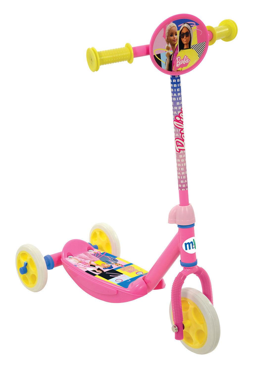 Monopattino a 3 Ruote Ruote in EVA antiforatura Barbie Rosa