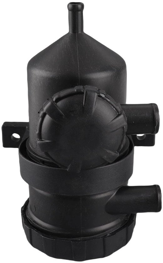 Olio Opvangbak Universale Olio Catch Can - Olio Luchtafscheider - Contenitore di Stoccaggio - Filtro di Scarico - Acciaio Inossidabile - Facile da Installare - Olio Opvangbak