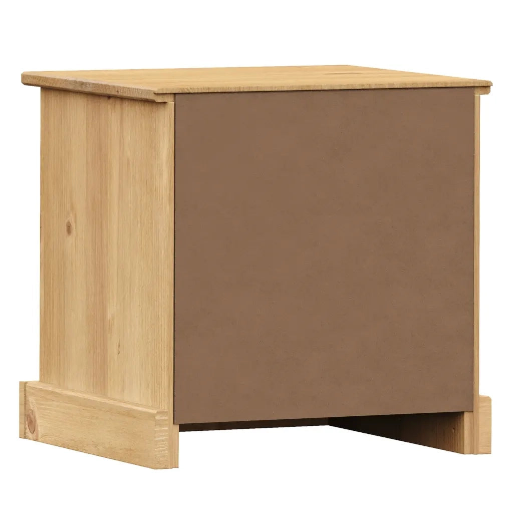 Comodino | Armadio da Notte | Mobiletto da notte VIGO 42x35x42 cm in Legno Massello di Pino