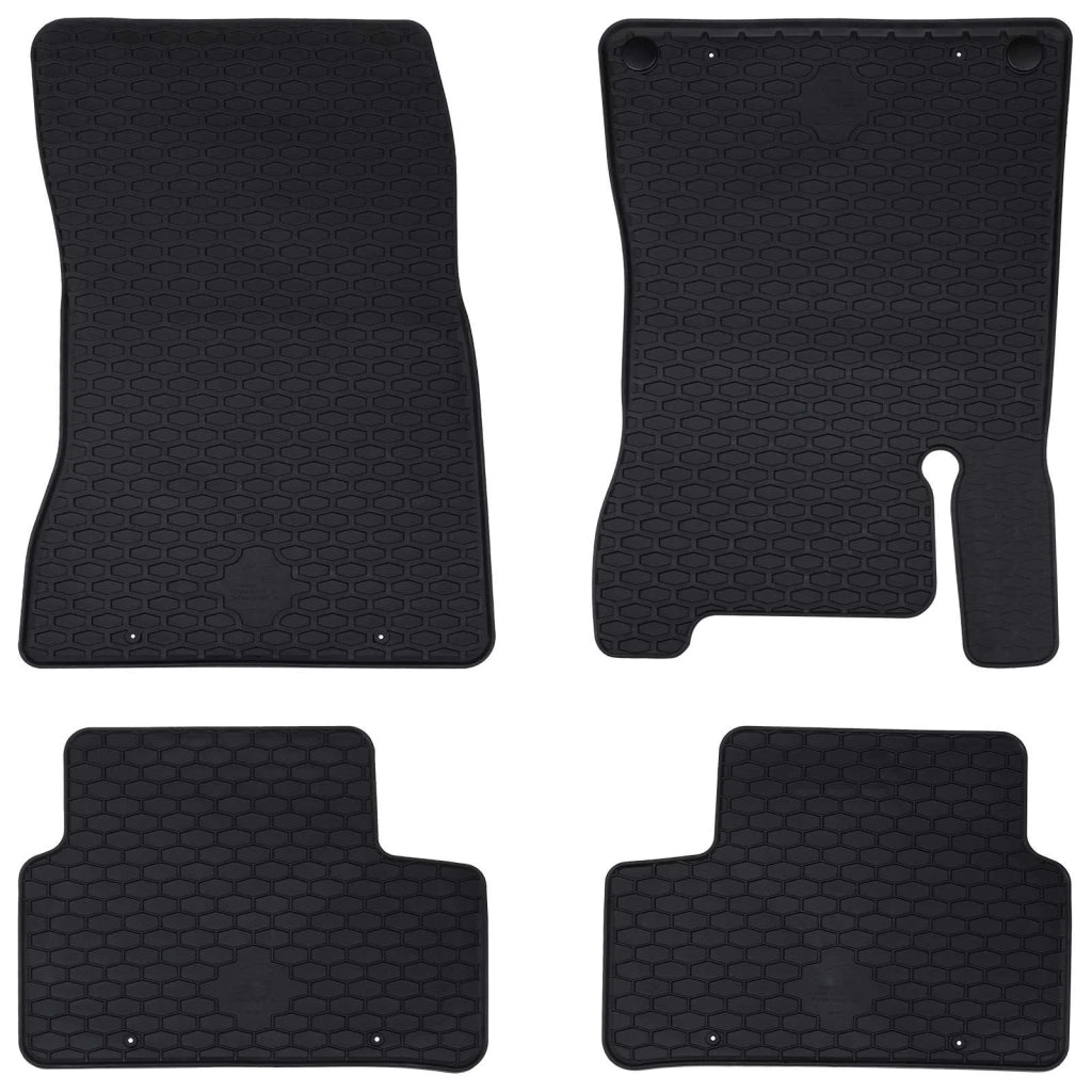 Tappetino per Auto 4 pcs Nero adatto per MERCEDES a 2018-