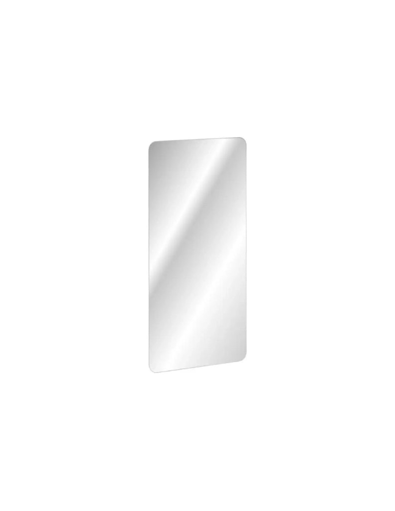 Specchio da bagno rettangolare 40 x 80 cm con angoli arrotondati e LED IP44