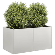 Fioriera 80x40x40 cm in Acciaio Inox
